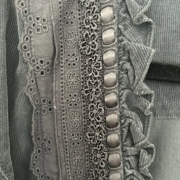 J. Jill Gray Ruffled Jacket - Picture 6 of 12